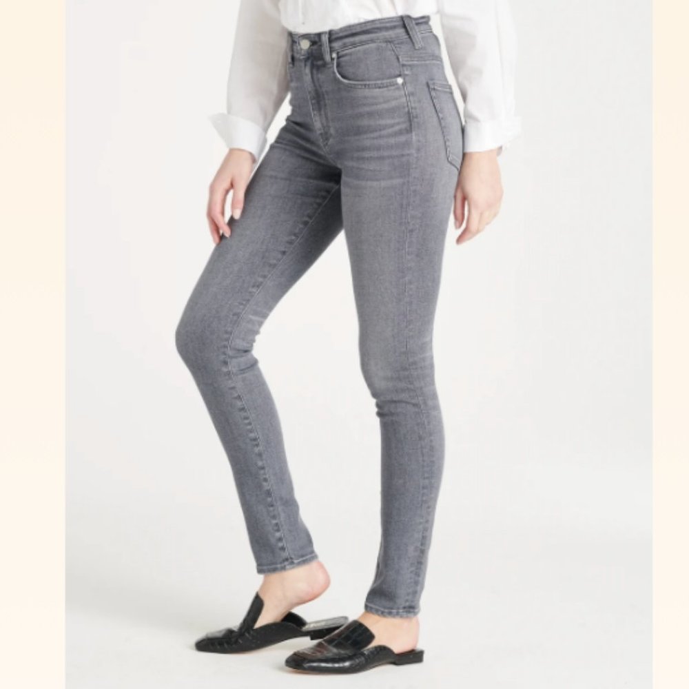 Cqy Palme High Rise Skinny Jeans In Heavenly Grey View 3